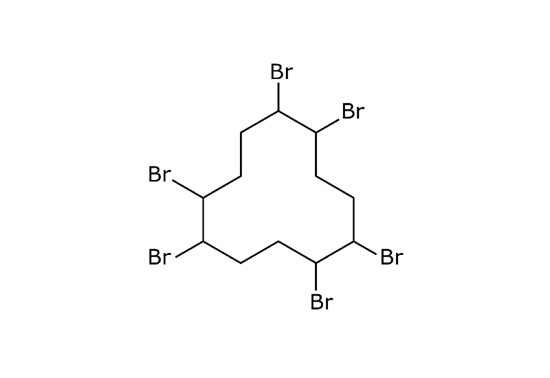 Strukturformel von HBCDD