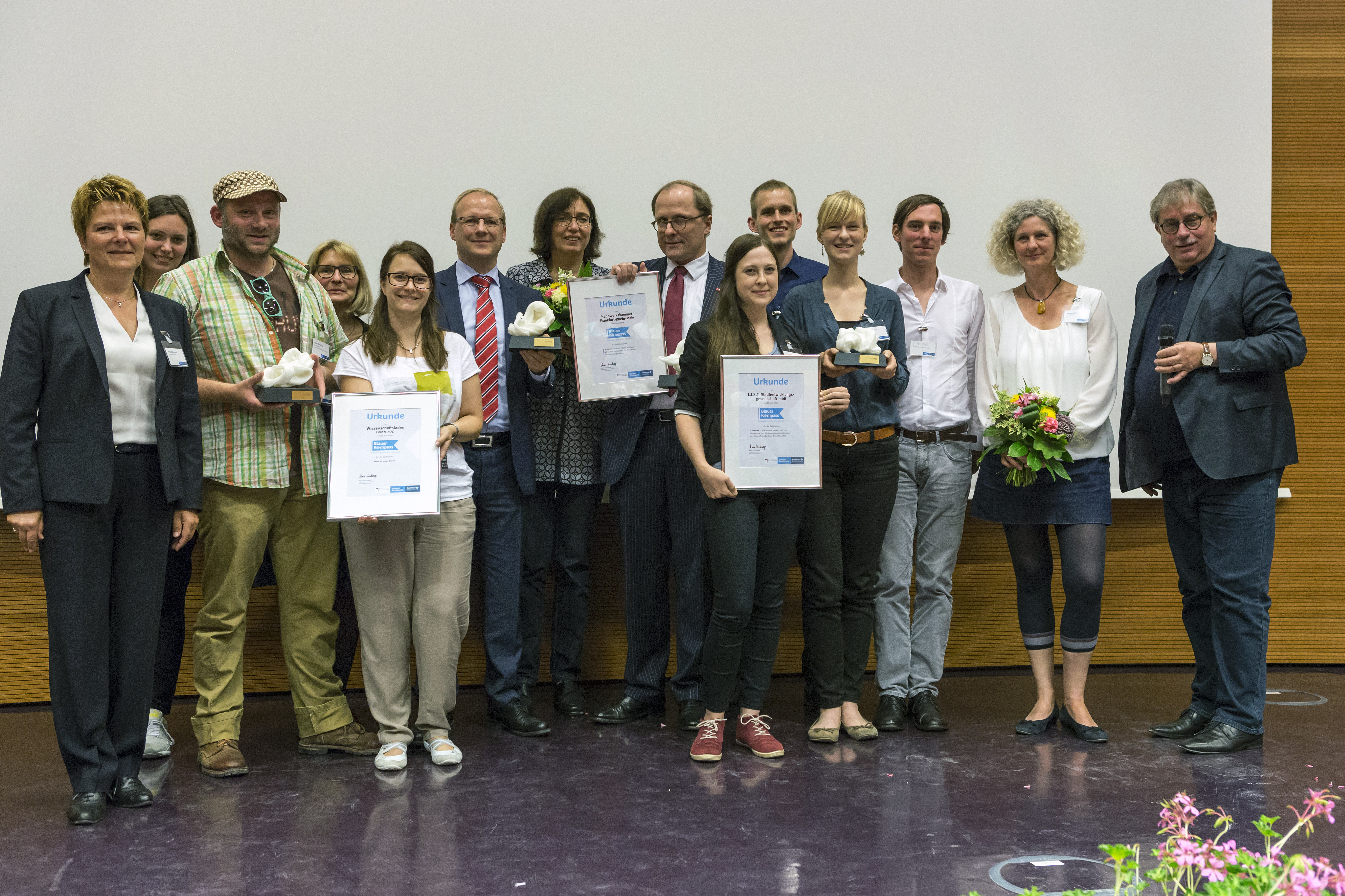 Gewinner des Blauer Kompass Wettbewerbs 2016