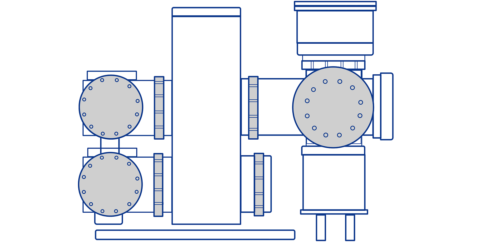 schematische Zeichnung einer Anlage