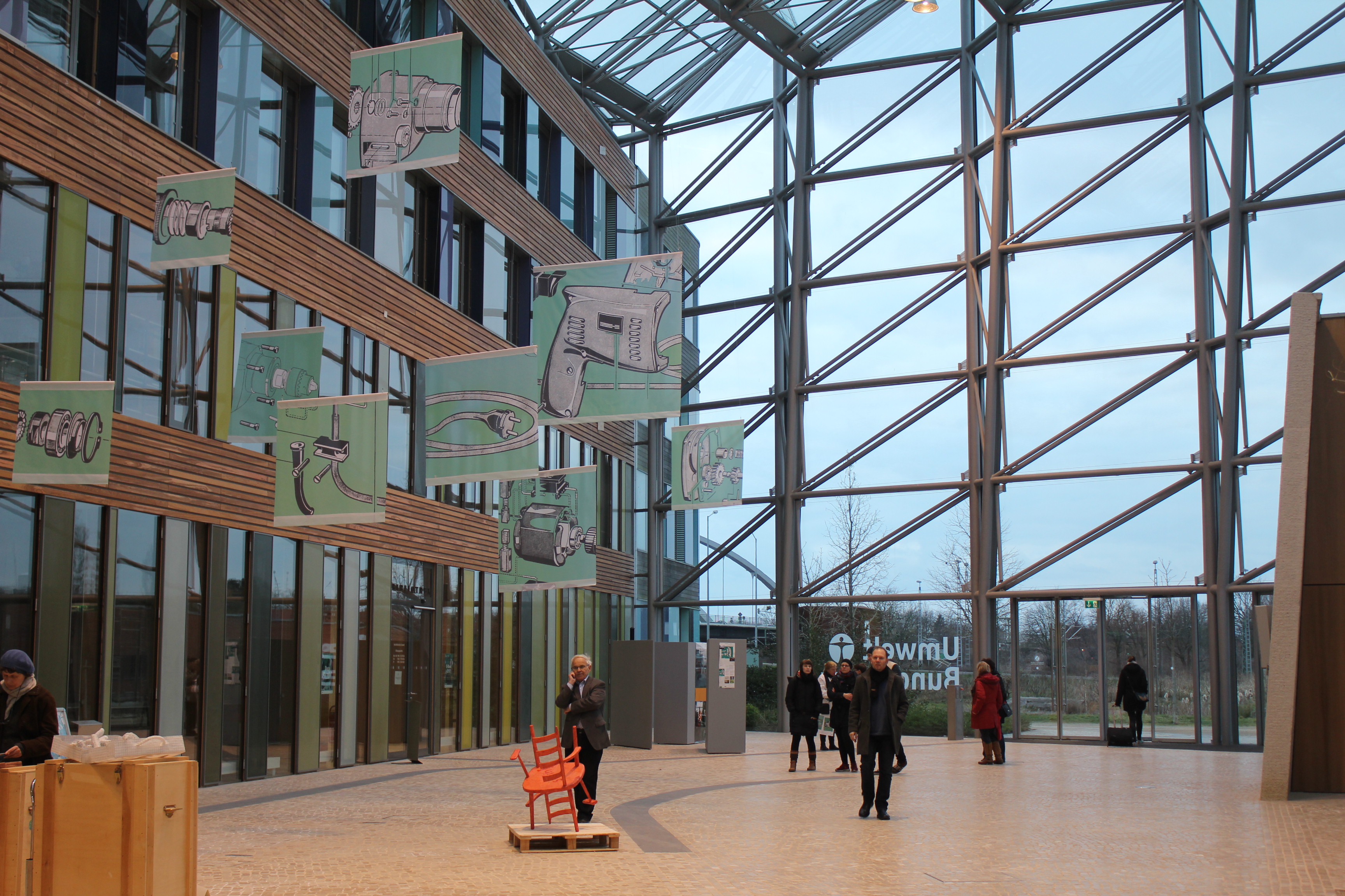 Ausstellungseröffnung im UBA in Dessau  
