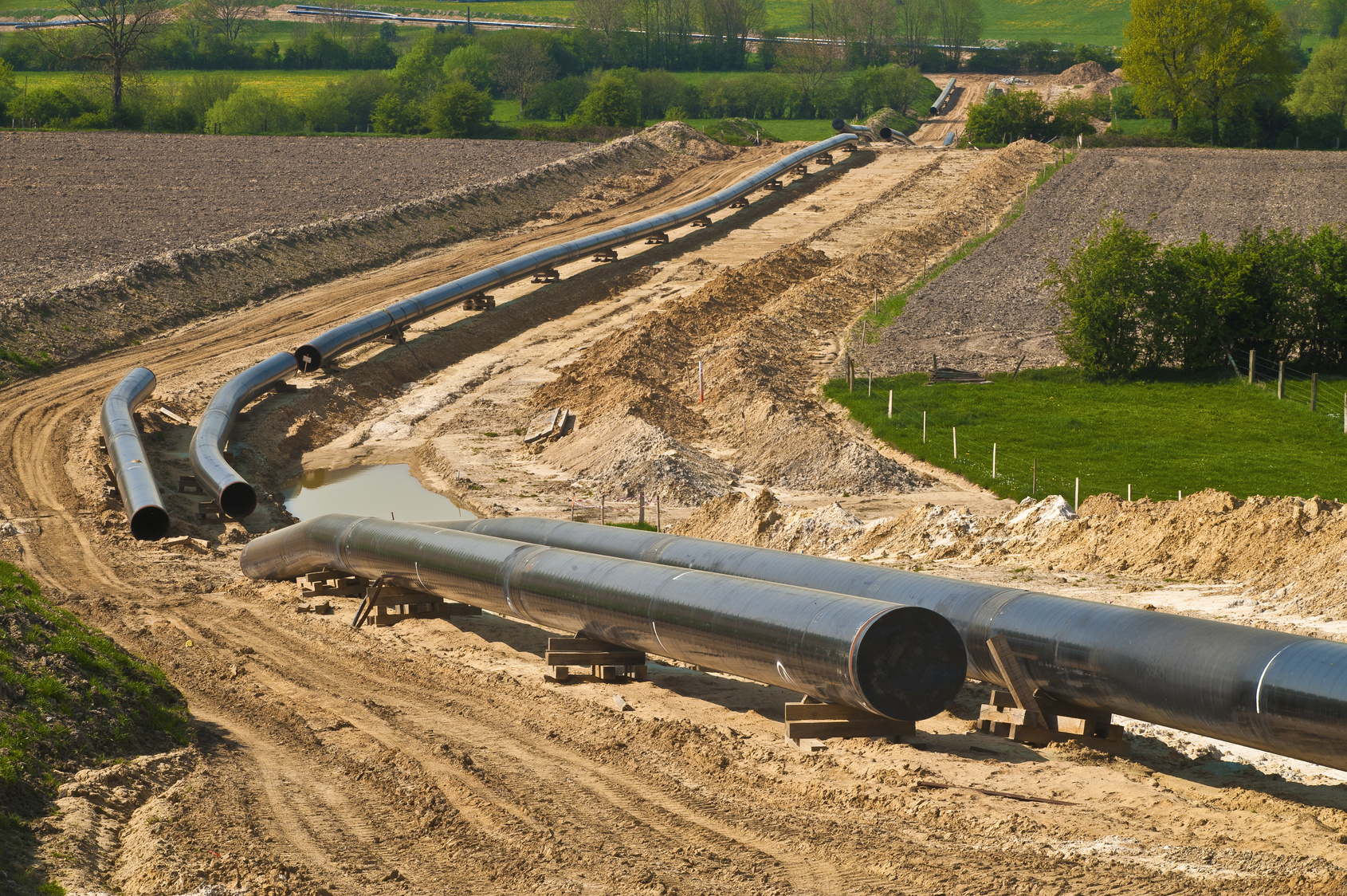 construction of a pipeline