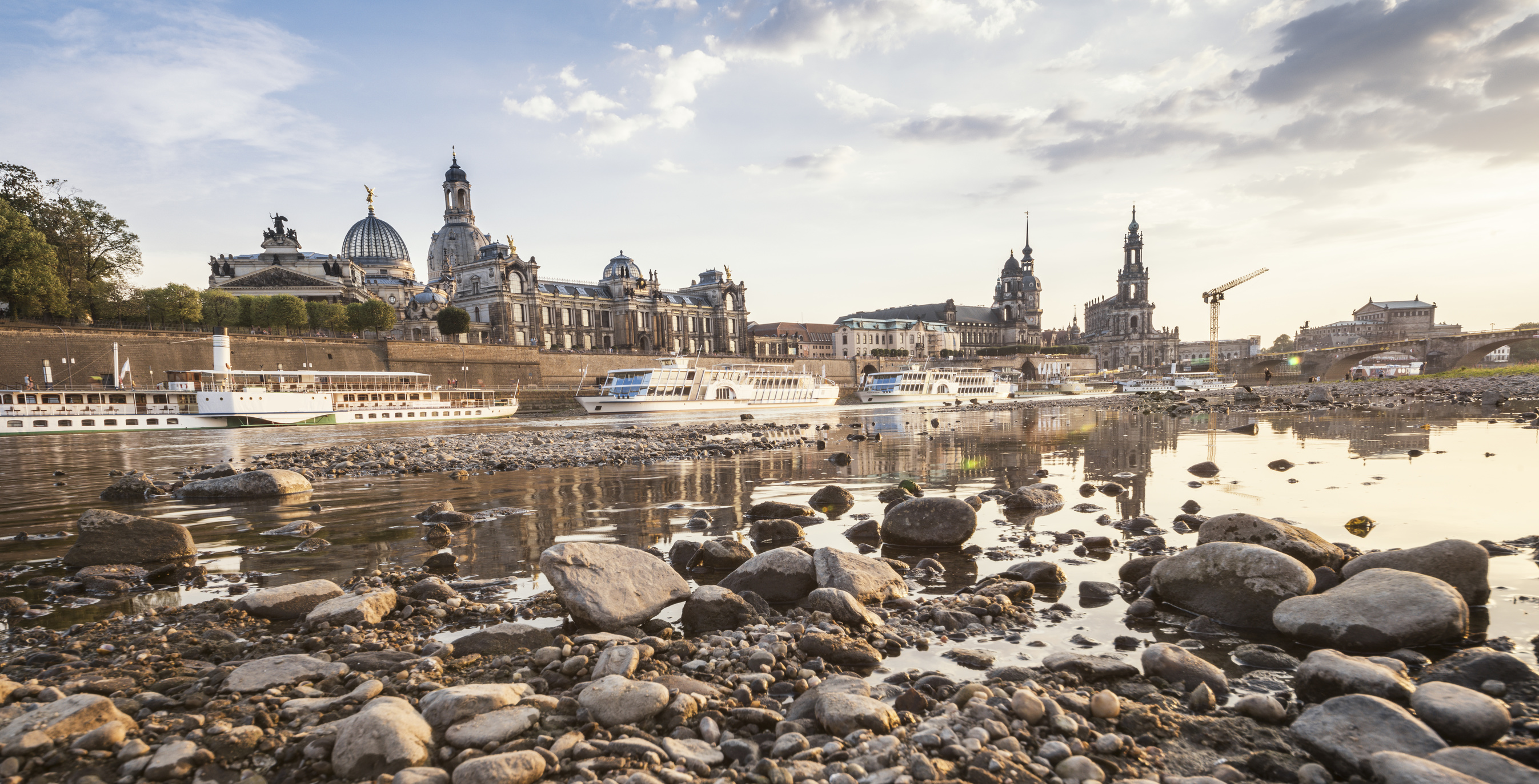 Niedrigwasser Elbe