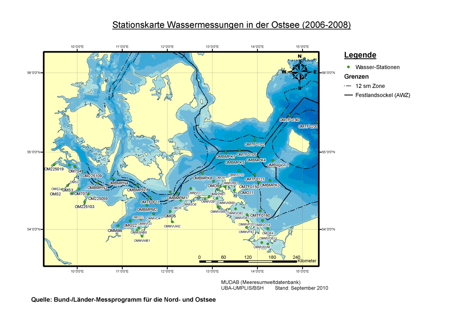 Schadstoffe im Meerwasser und in Sedimenten der Ostsee | Umweltbundesamt