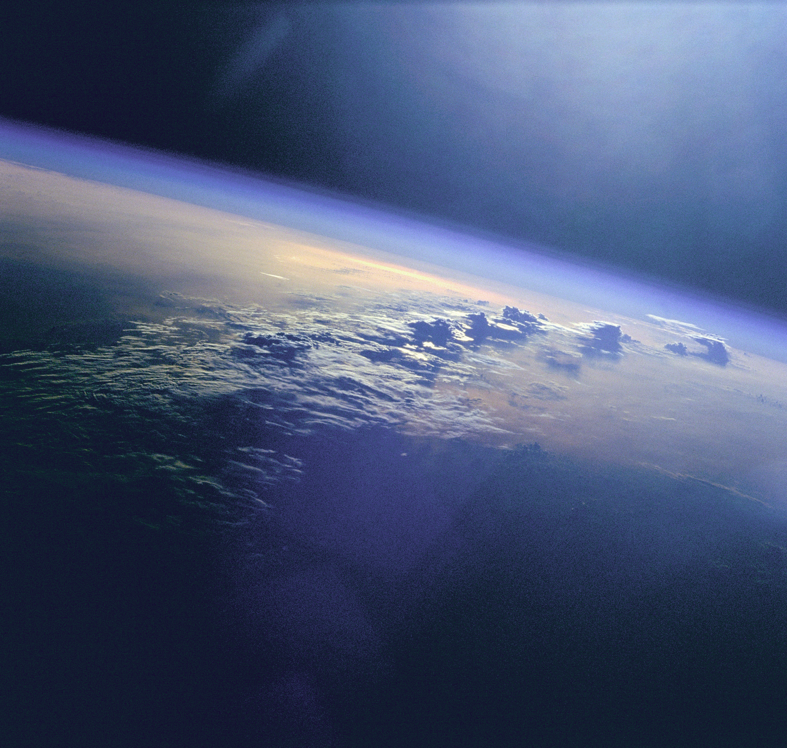 Blick aus dem Weltraum auf den Indischen Ozean