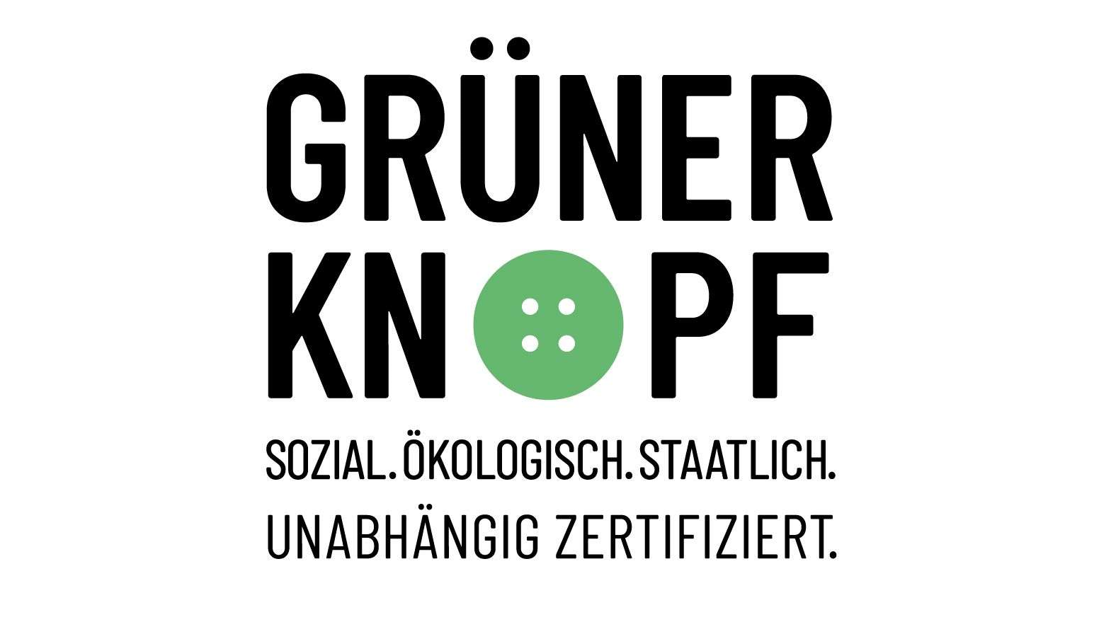 Siegel Grüner Knopf für Textilien