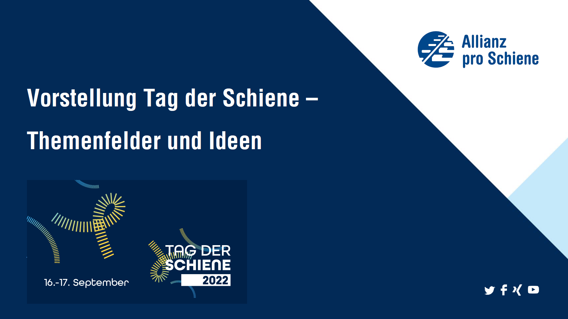 Logo Tag der Schiene