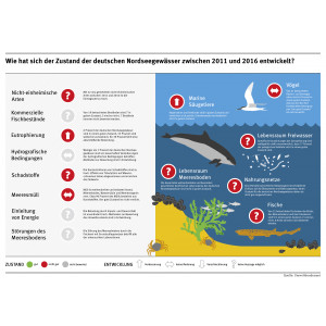 Infografik: Zustand der deutschen Nordseegewässer
