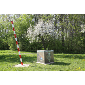 Sicht auf den Bodenwürfel