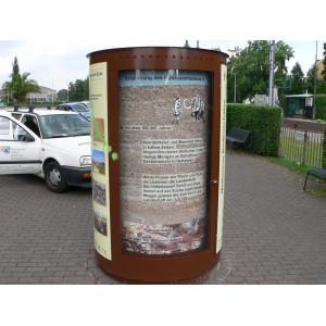 Litfaßsäule Entstehung der Ruhrauenbodens II