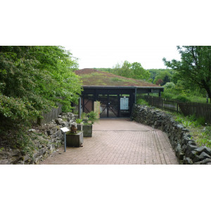 Der Bodenpavillon bildet das Zentrum im TERRA.park. 
