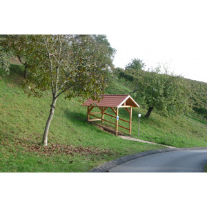  Die überdachte Bodenstation an der Station Bürgstadt