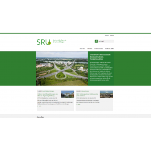 Startseite der Website des Sachverständigentrats für Umweltfragen