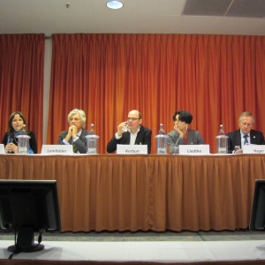Nationales Ressourcen-Forum 2012 – Fr. Kristof, Hr. Leinfelder, Hr. Korbun, Fr. Liedtke, Hr. Meyer