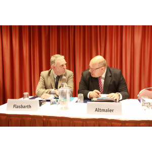 European Resources Forum 2012: Mr. Flasbarth (President UBA), Mr. Altmaier (Minister of BMU)