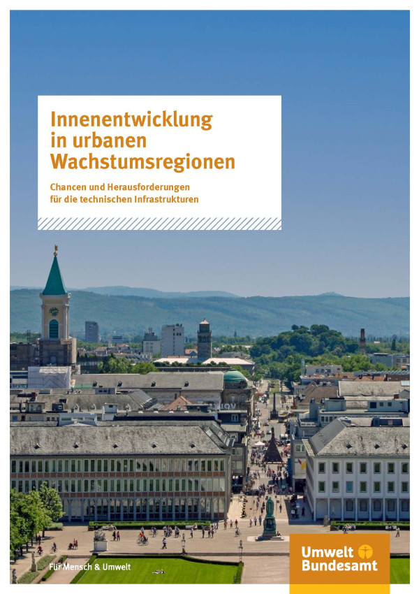 Cover der Broschüre "Innenentwicklung in urbanen Wachstumsregionen"