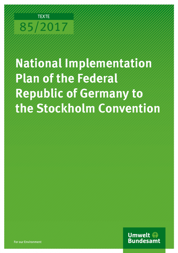 Stockholm Convention  Umweltbundesamt