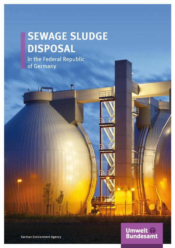 Cover of brochure Cover Sewage Sludge Disposal