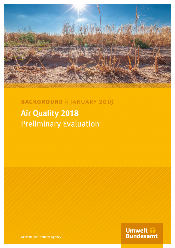 Cover of background paper Air Quality 2018