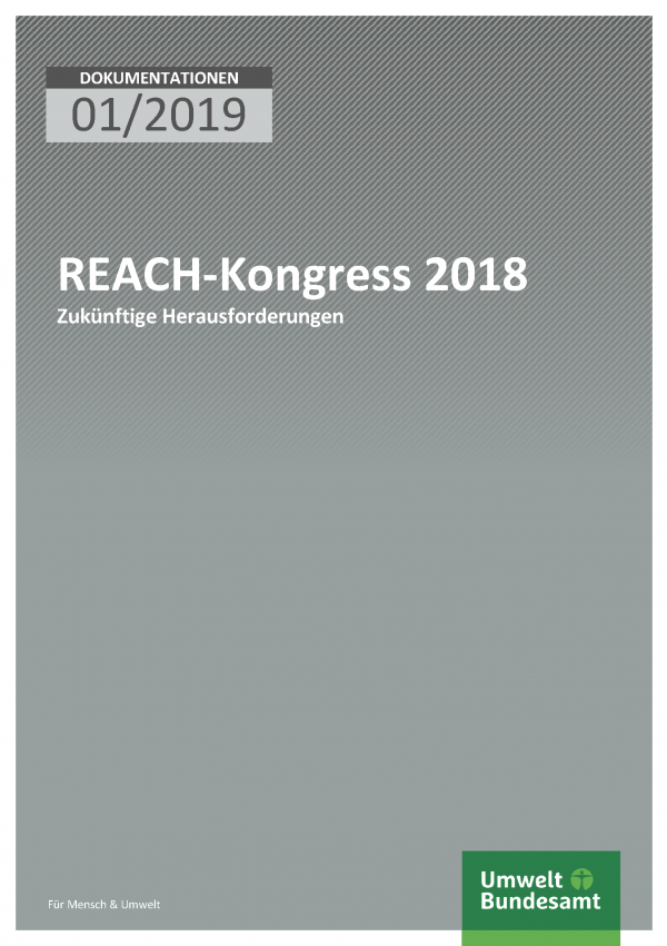 Cover der Dokumentation 01/2019 REACH-Kongress 2018