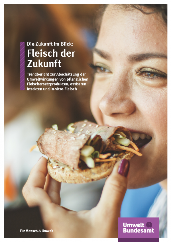 Cover der Fachbroschüre Fleisch der Zukunft