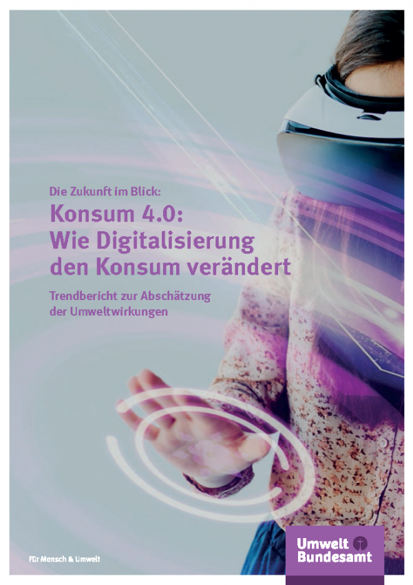 Cover der Publikation Konsum 4.0: Wie Digitalisierung den Konsum verändert