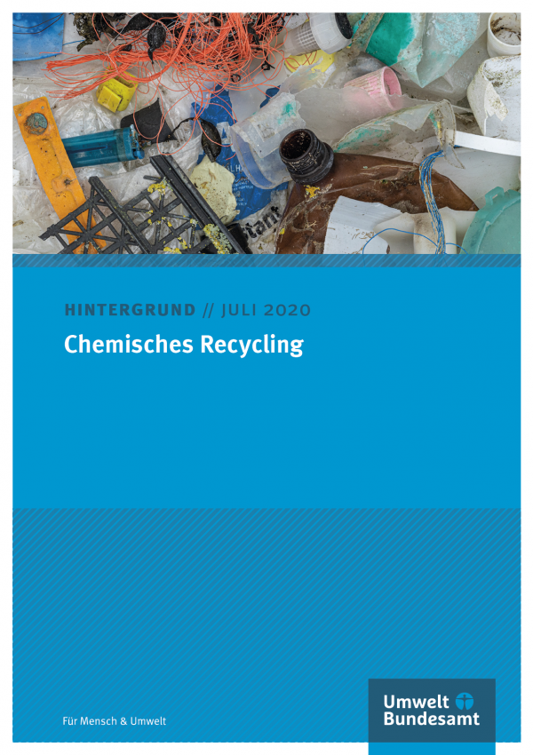 Cover des Hintergrundpapiers Chemisches Recycling