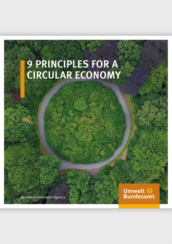 Cover of broschure 9 Principles for a Circular Economy