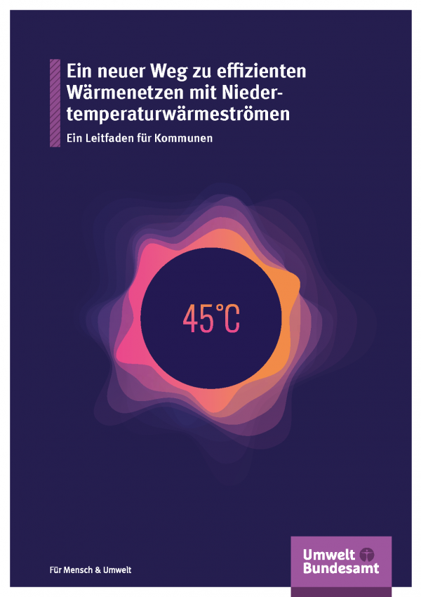 Cover der Fachbroschüre Ein neuer Weg zu effizienten Wärmenetzen mit Niedertemperaturwärmeströmen
