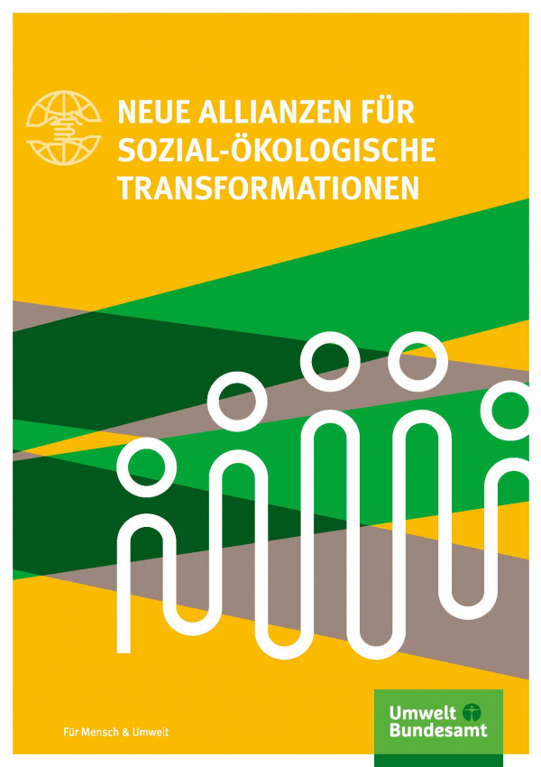 Cover der Fachbroschüre Neue Allianzen für sozial-ökologische Transformationen