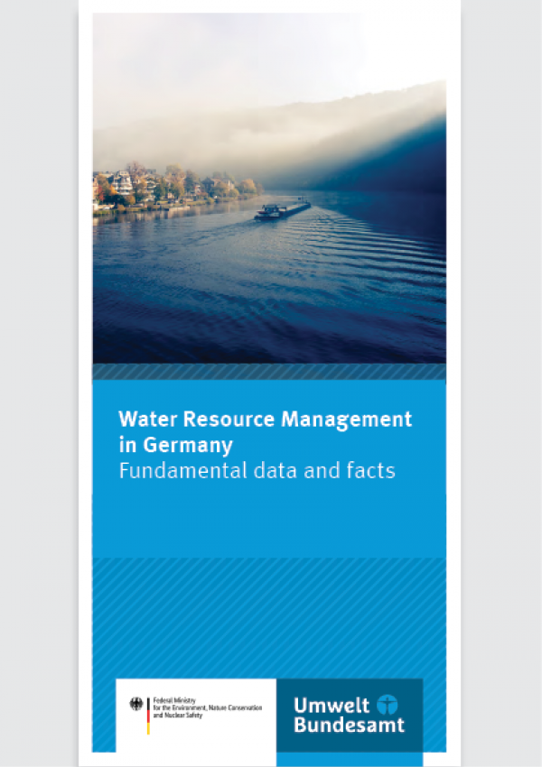 Cover of flyer Water Resource Management in Germany