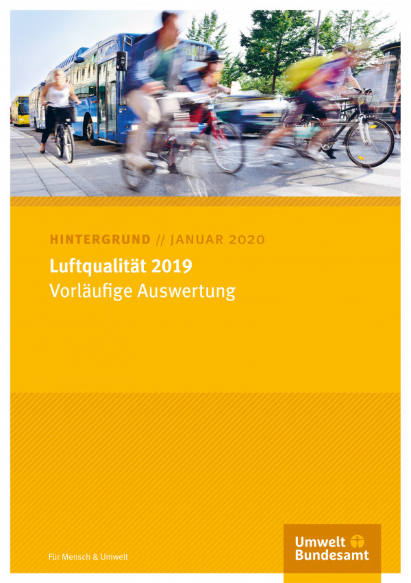 Cover des Hintergrundpapiers Luftqualität 2019