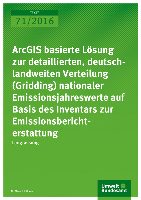 Titelbild Texte 71/2016