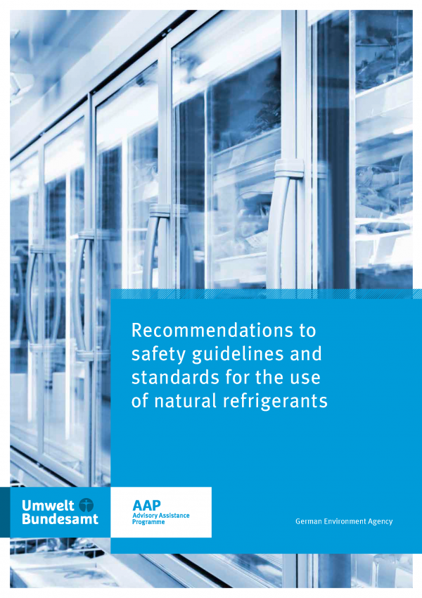 Recommendations to safety guidelines and standards for the use of natural refrigerants