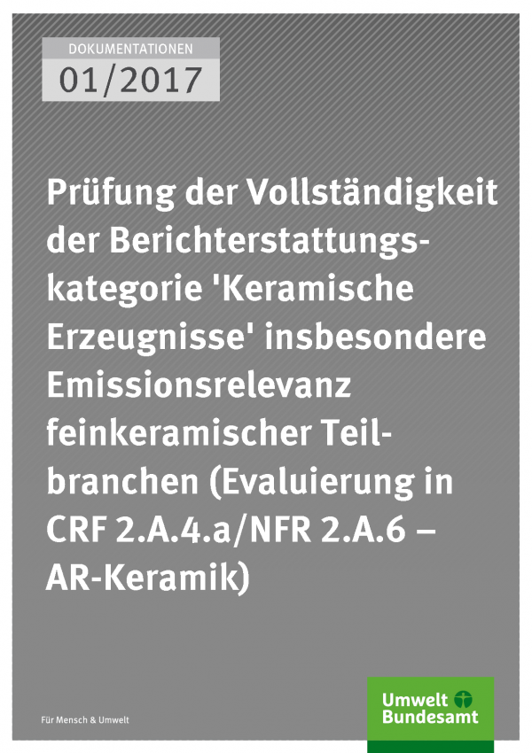 Titelbild Dokumentation 01/2017