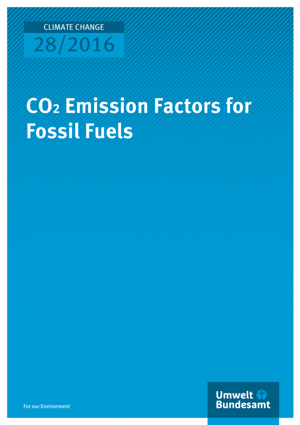 CO2 Emission Factors for Fossil Fuels