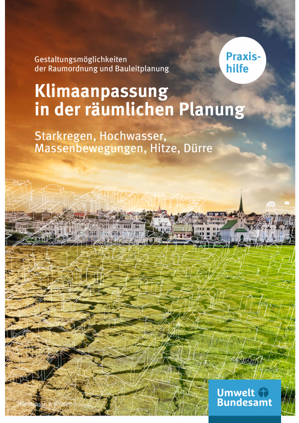 Titelbild Praxishilfe - Klimaanpassung in der räumlichen Planung