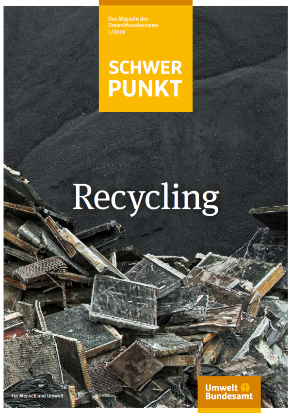 Cover der Publikation Schwerpunkt: Recycling