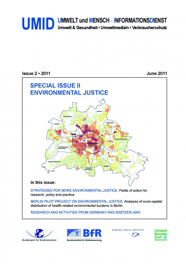 Cover of UMID 2/2011 with a citymap of Berlin