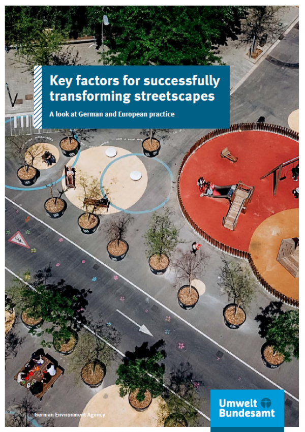 Cover of the brochure Key factors for successfully transforming streetscapes