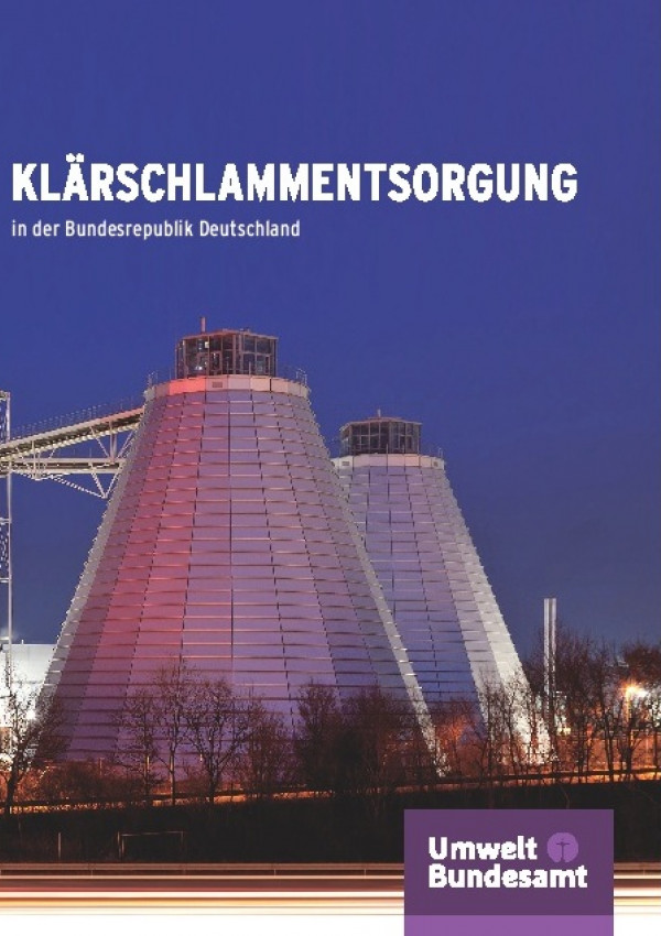 Cover mit dem Titel "Klärschlammentsorgung in der Bundesrepublik Deutschland"
