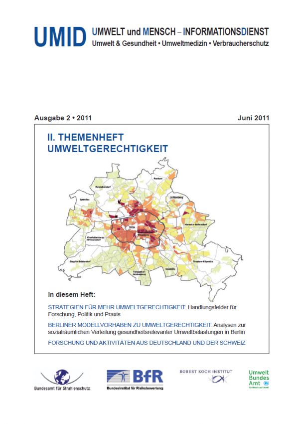 Cover des UMID 2/2011 mit einer Stadtkarte von Berlin