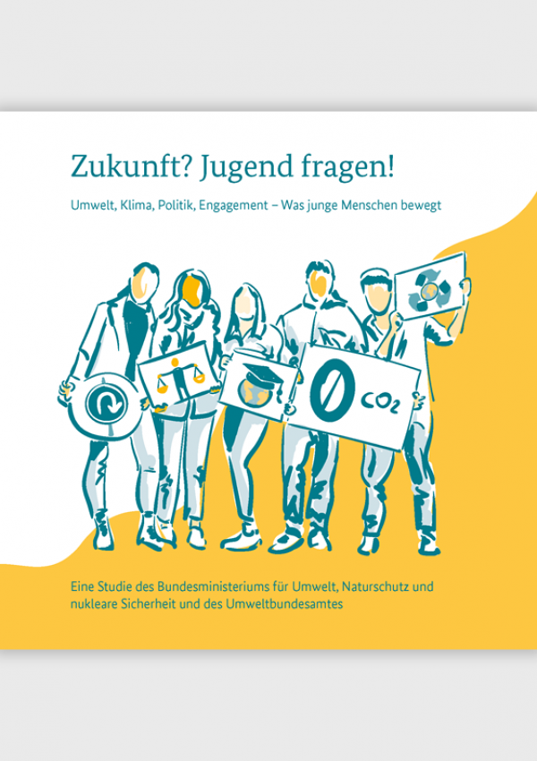 Cover der Broschüre "Zukunft? Jugend fragen!"