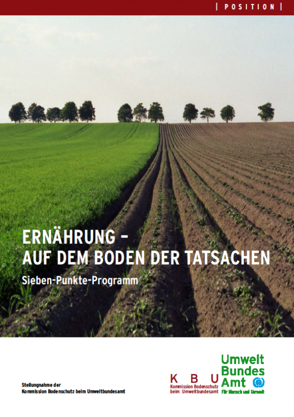 Cover Ernährung - auf dem Boden der Tatsachen