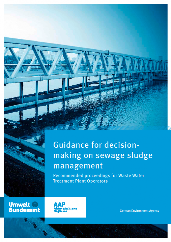 Cover Guidance for decision  making on sewage sludge management