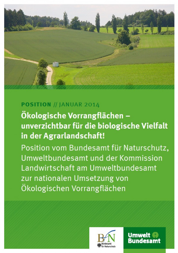 Ökologische Vorrangflächen - unverzichtbar für die biologische Vielfalt in der Agrarlandschaft!