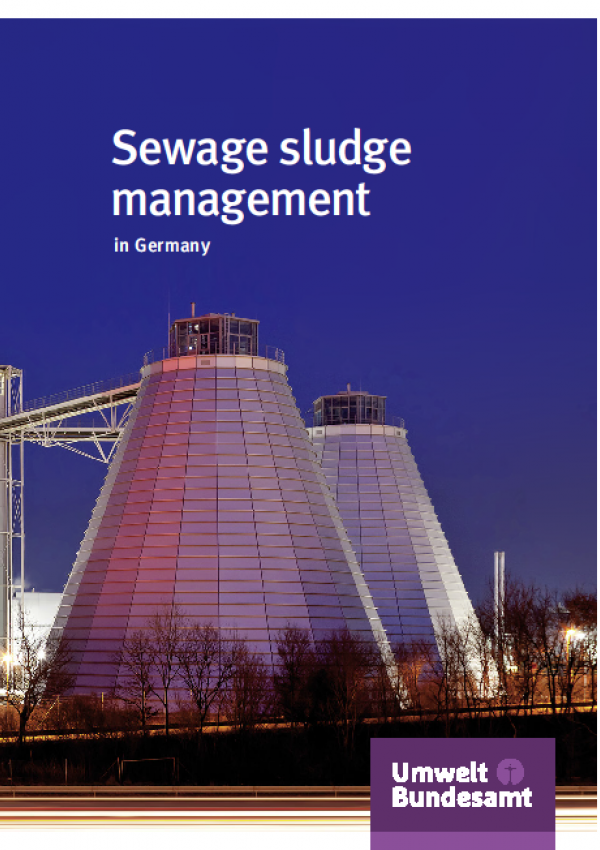 Cover Sewage sludge management in Germany