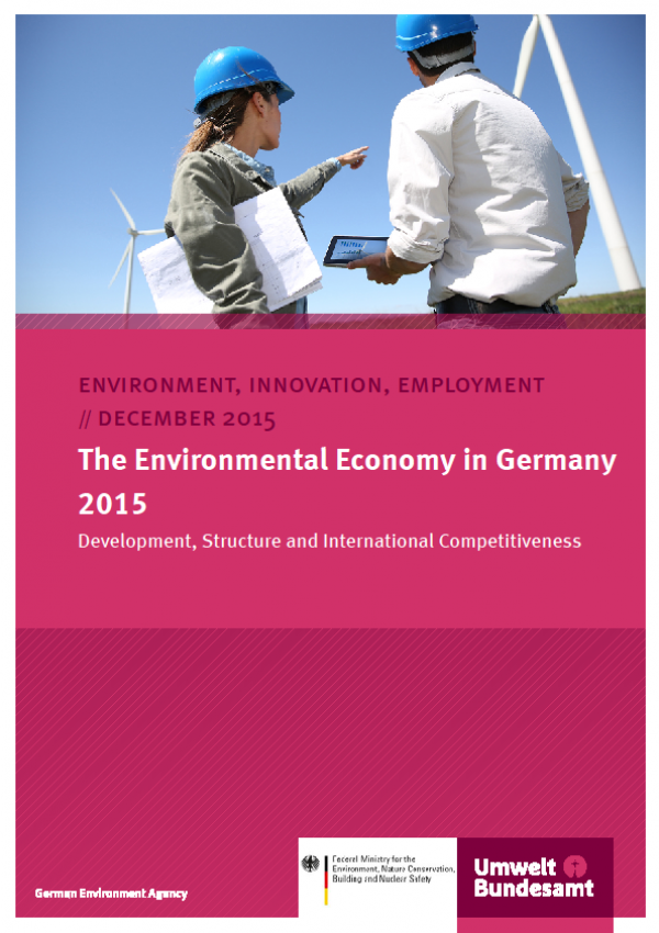Cover The Environmental Economy in Germany 2015