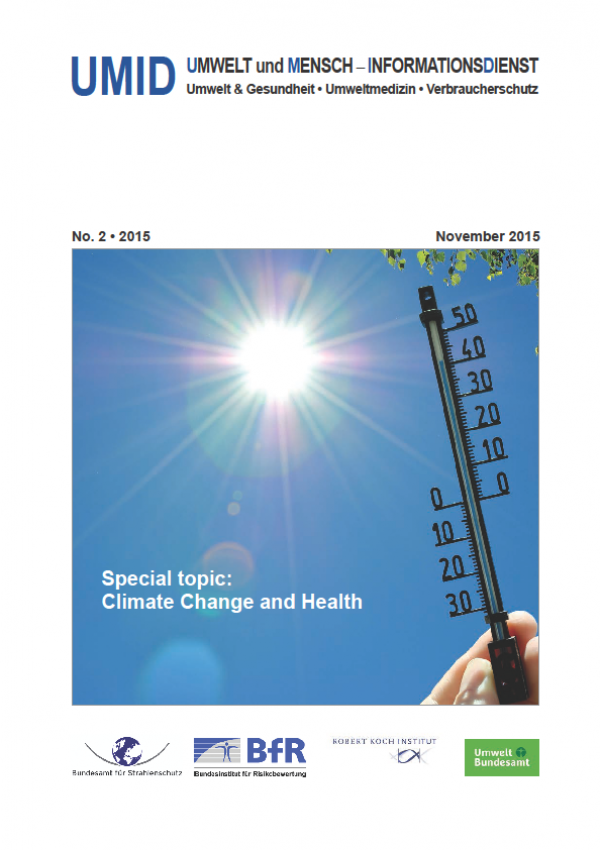 Cover UMID 02/2015 Special topic: Climate Change and Health