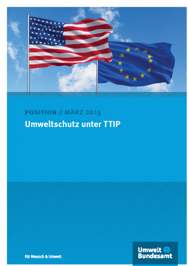 Cover Umweltschutz unter TTIP