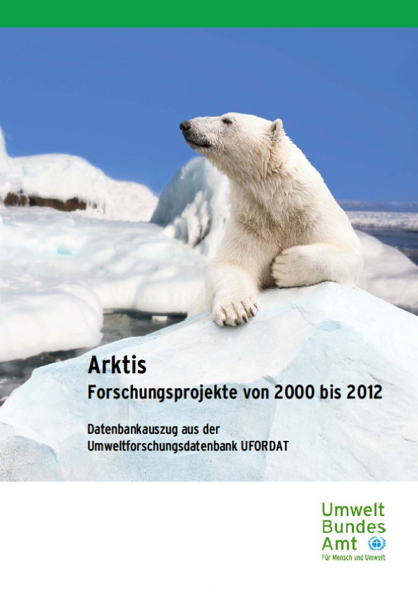 Cover Arktis - Forschungsprojekte von 2000 bis 2012 - UFORDAT